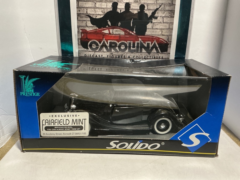 1:18 SOLIDO PRESTIGE - FAIRFIELD MINT  1934 Ford V8 Roadster [BLACK] DAMAGED BOX