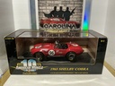 1:18 ERTL AMERICAN 1965 SHELBY COBRA - RED ON BLACK