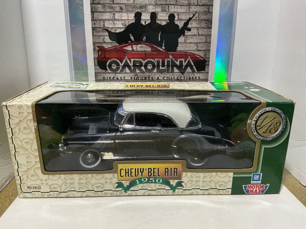 1:18 MOTORMAX TIMELESS CLASSICS 1950 CHEVY BEL AIR DARK BLUE
