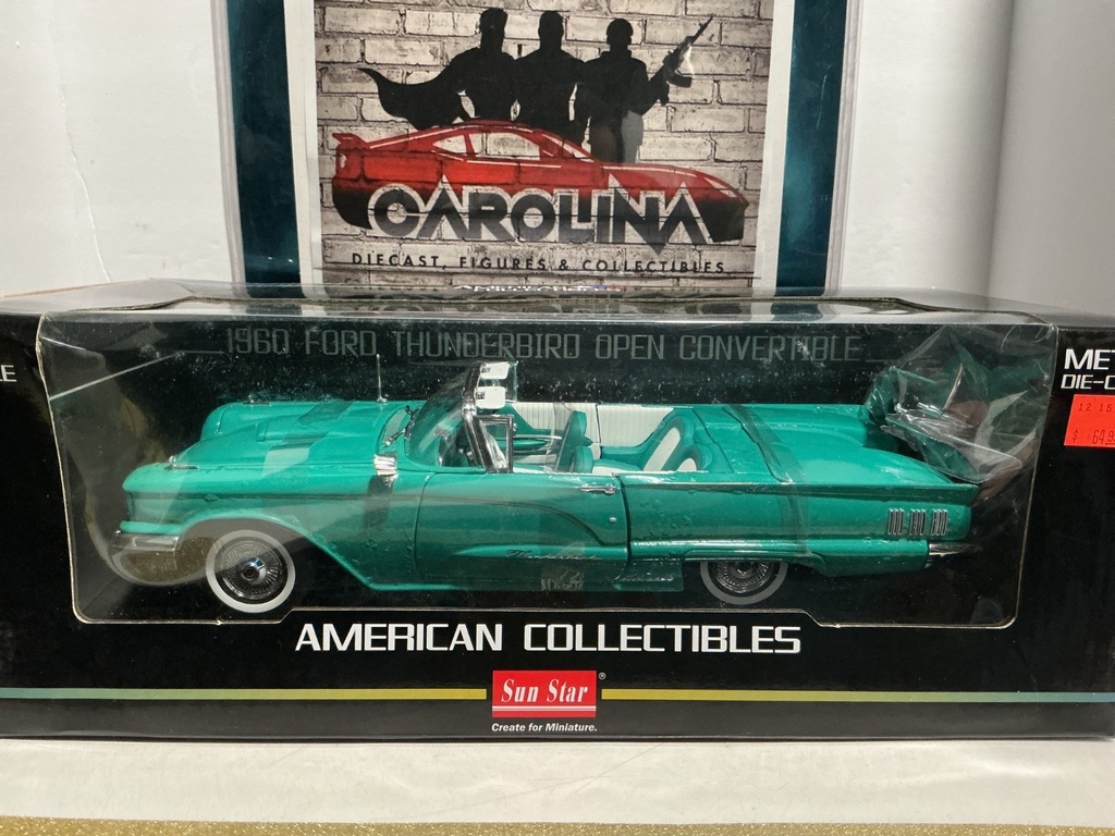 1:18 SUN STAR - 1960 FORD THUNDERBIRD CONVERTIBLE [PAINT RASH ALL OVER CAR]