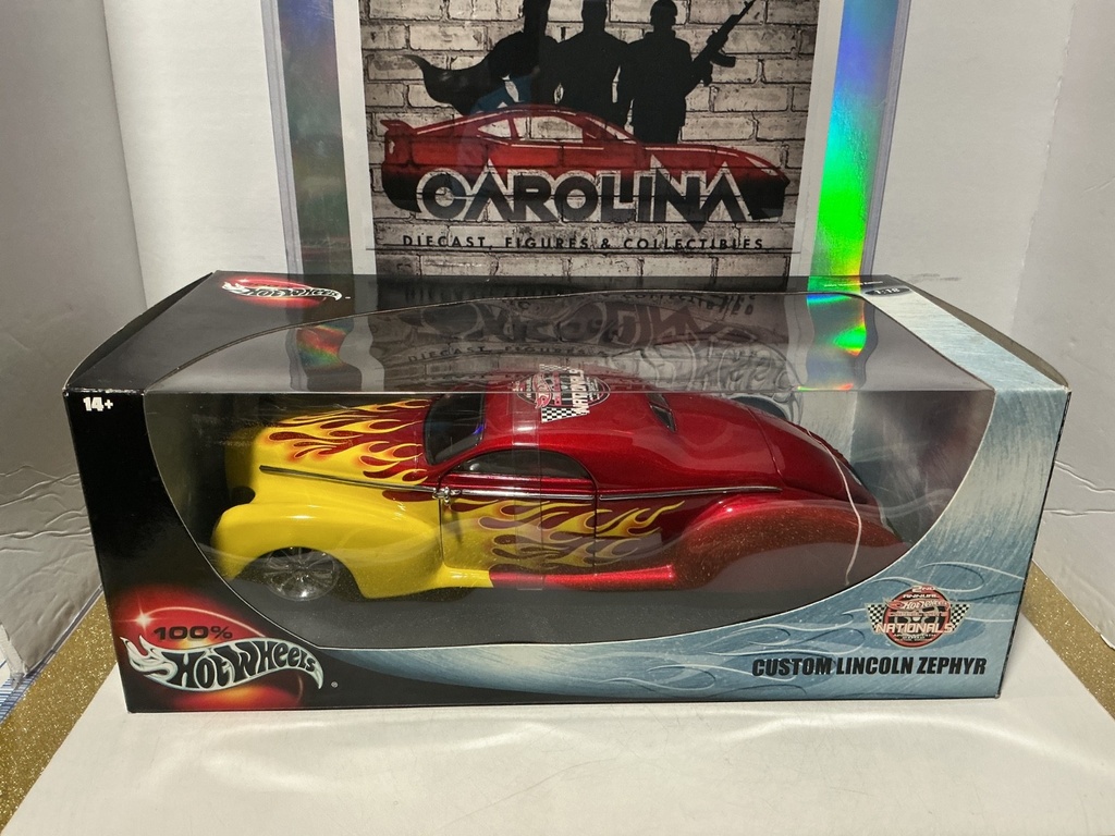 1:18 HOTWHEELS 100% - CUSTOM LINCOLN ZEPHYR 2002 NATIONALS EDITION