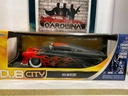 1:18 JADA DUB CITY 1951 MERCURY FLAT BLACK WITH RED FLAMES