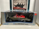 1:18 WELLY - DIECAST METAL - 1963 CHEVROLET IMPALA [BLACK/RED]