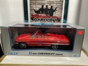 1:18 WELLY - DIECAST METAL - 1963 CHEVROLET IMPALA [RED ON RED/SILVER]
