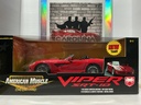1:18 ERTL AMERICAN MUSCLE - VIPER SRT-10 COLLECTIBLE [RED/BLACK]