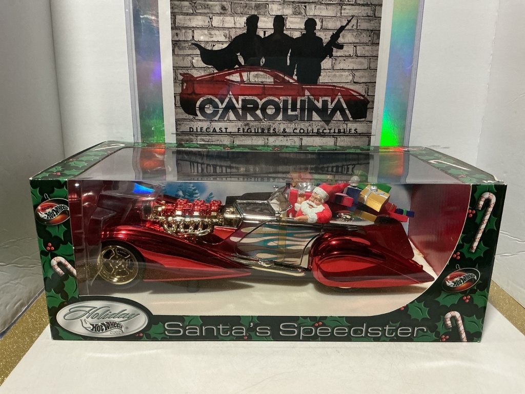 1:18 HOTWHEELS HOLIDAY - SANTA’S SPEEDSTER 2002