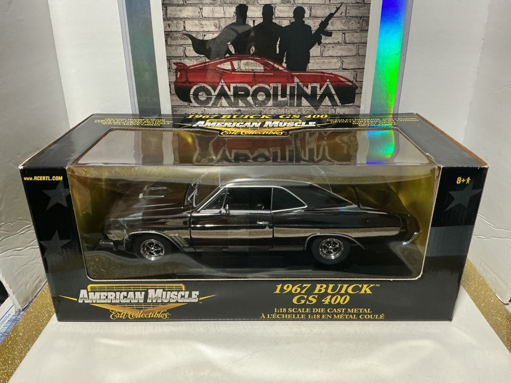 1:18 ERTL  AMERICAN MUSCLE 1967 BUICK GS 400 [BLACK]