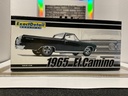 1:18 EXACT DETAIL 1965 TUXEDO BLACK CUSTOM EL CAMINO {LIGHT RASHING }