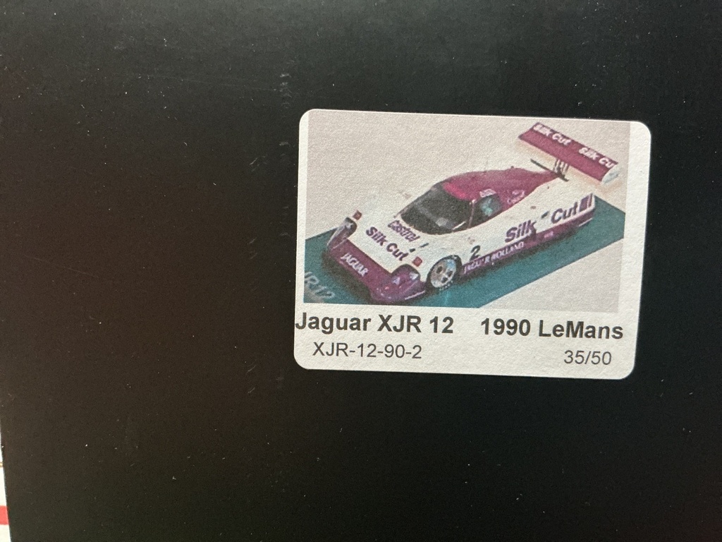 1:18 AB MODELS JAGUAR XJR 12 #2 1990 LeMans 35/50