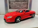 1:18 MAISTO MUSTANG MACH III ORANGE-RED ON BLACK [MISSING MIRROR]