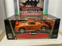 1:18 BURAGO MADE IN ITALY EB 110 1991 ORANGE ON TAN