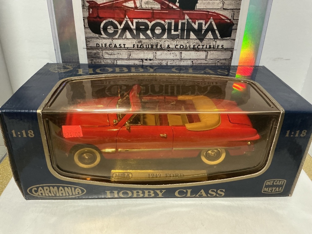 1:18 CARMANIA HOBBY CLASS - 1949 FORD RED ON RED