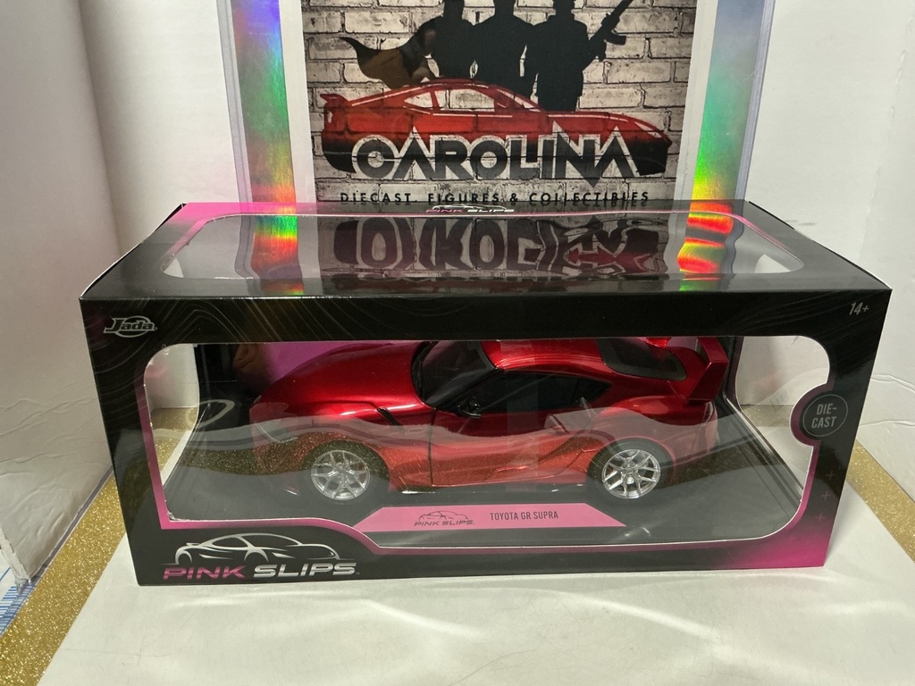 [010241] 1:18 JADA PINK SLIPS - TOYOTA GR SUPRA RED / BLACK