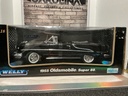 1:18 WELLY 1955 OLDSMOBILE SUPER 88    {BOX DAMAGED  } BLACK  ON BLACK **