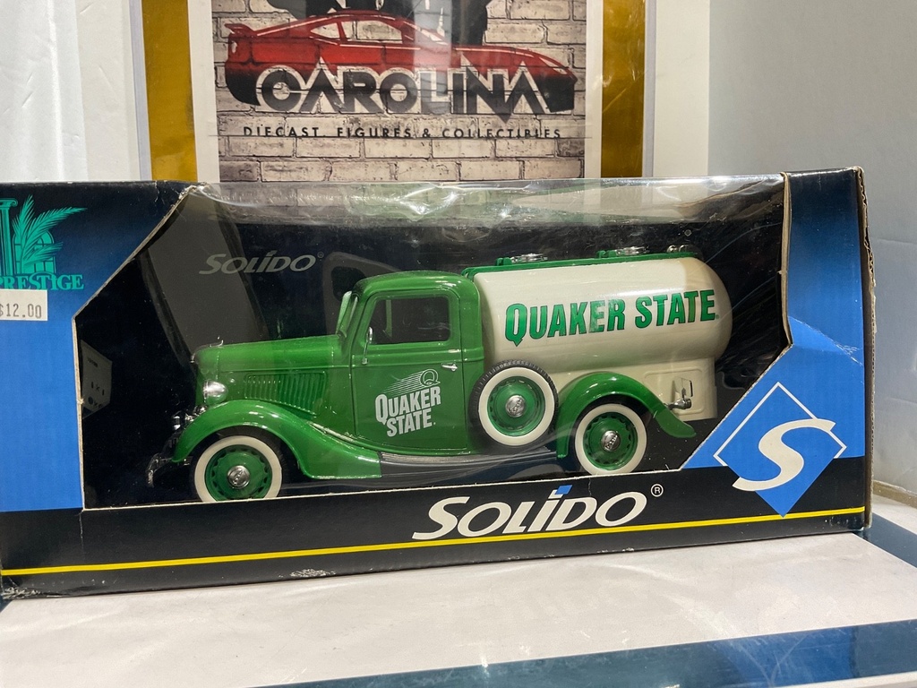 [102483] 1/18  SOLIDO QUAKER STATE TRUCK  {BOX DAMAGE}