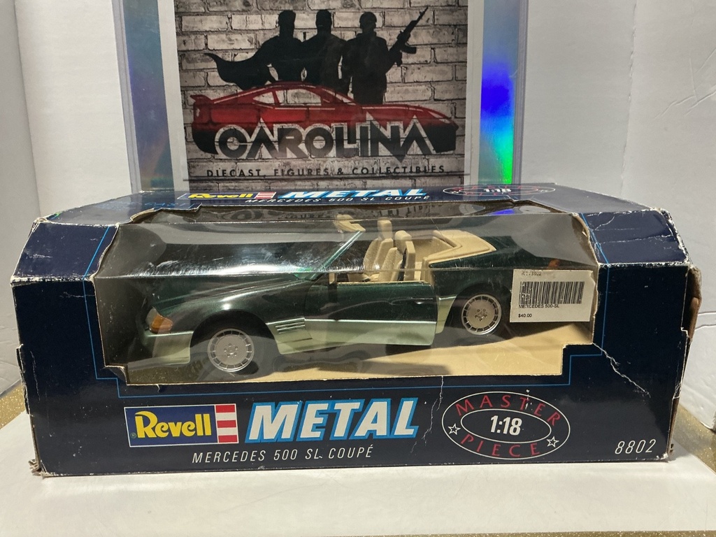 [102978] 1:18 REVELL METAL MERCEDES 500 SL COUPE *BOX DAMAGED