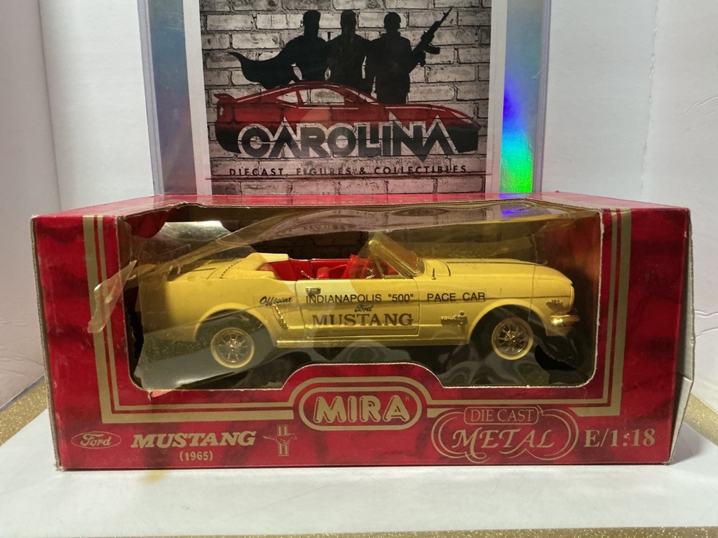 1:18 MIRA GOLDEN LINE FORD MUSTANG 1965 *BOX DAMAGED