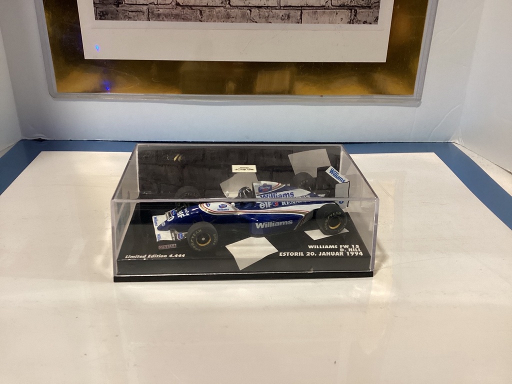 1:43 MINICHAMPS F1 WILLIAMS FW 15 D. HILL ESTORIL 20. JANUAR 1994