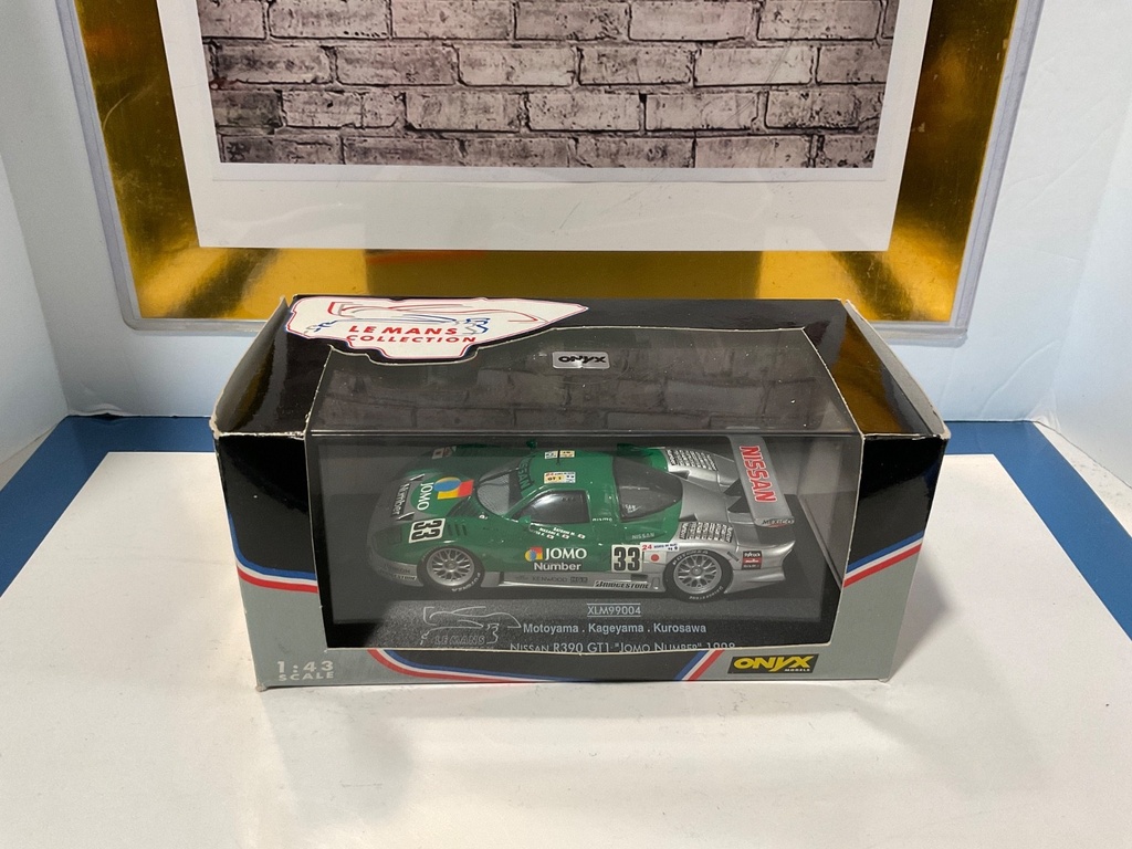 1:43 ONYX RALLYCAR NISSAN R390 GT1 “JOMO NUMBER” 1998