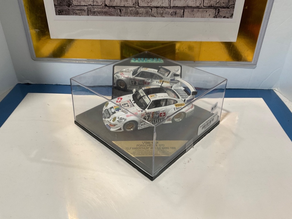 1:43 VITESSE V98172 PORSCHE 911 GT2 “ELF HABERTHUR” #67 LE MANS 1998