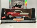 1:18 ERTL COLLECTOR’S EDITION 1955 CHEVROLET  BEL AIR RED ON WHITE