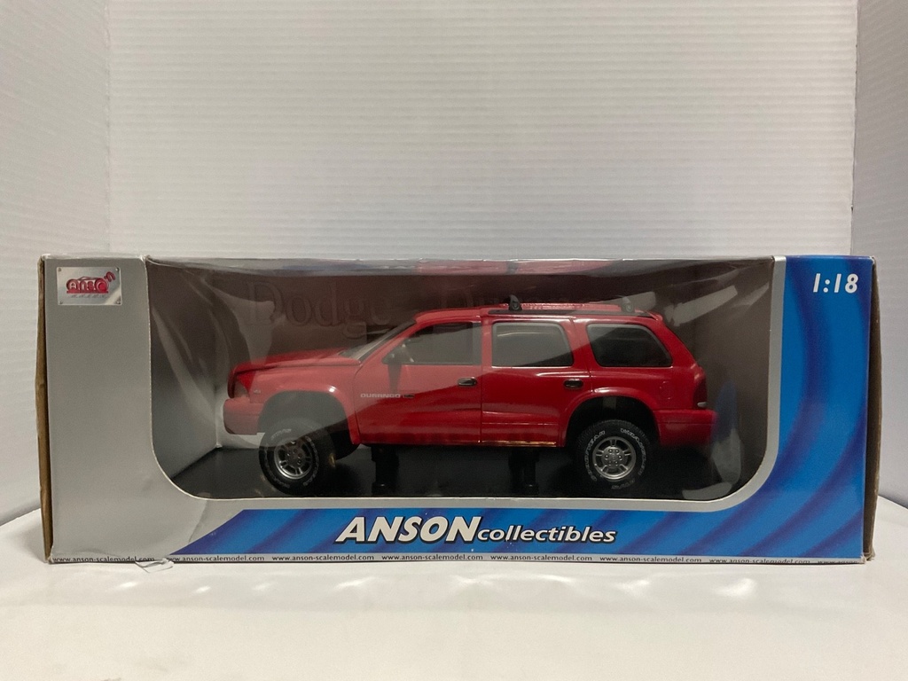 1:18 ANSON DODGE DURANGO RED ON TAN