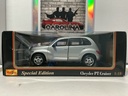 1:18 MAISTO CHRYSLER PT CRUISER SILVER ON TAN