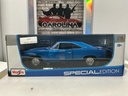1:18 SPECIAL EDITION 1969 DODGE CHARGER R/T BLUE ON BLACK