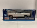 1:18 MAISTO 1969 DODGE CHARGER R/T SILVER/BLACK ON BLACK