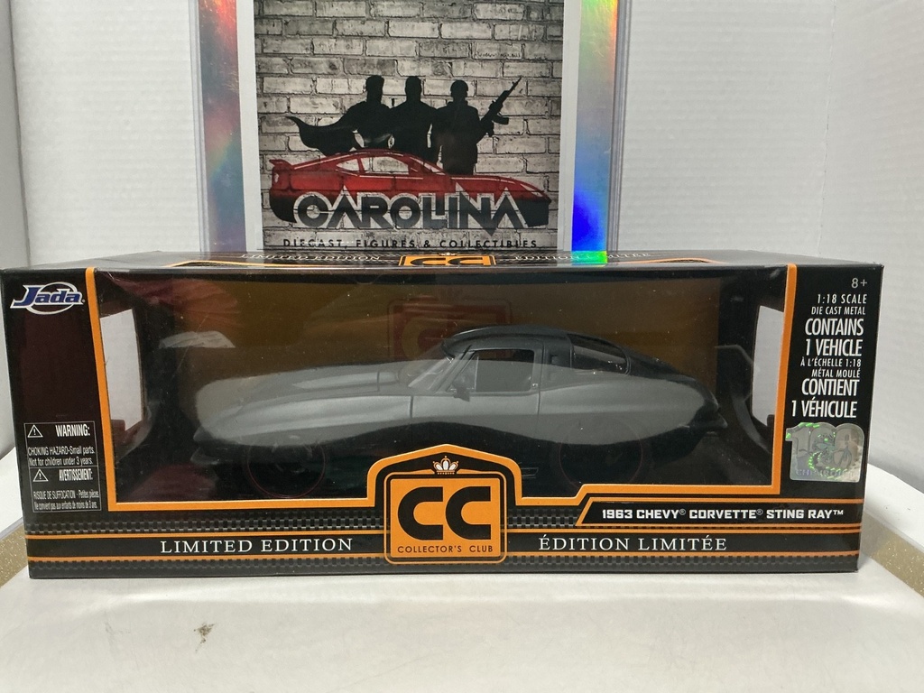 [112440] 1:18 JADA TOYS LIMITED EDITION COLLECTOR’S CLUB - 1963 CHEVY CORVETTE STINGRAY