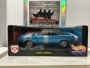 1:18 HOTWHEELS COLLECTIBLES DODGE CHARGER BLUE ON BLACK