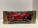 1:18 BURAGO DODGE VIPER RT/10 1992 RED ON GREY