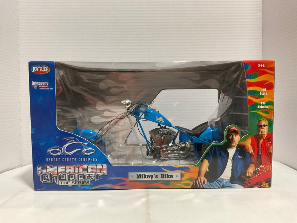 1:10 JOY RIDE AMERICAN CHOPPER MIKEY’S BIKE BLUE