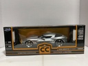 1:18 JADA 2009 CORVETTE STINGRAY CONCEPT SILVER ON BLACK