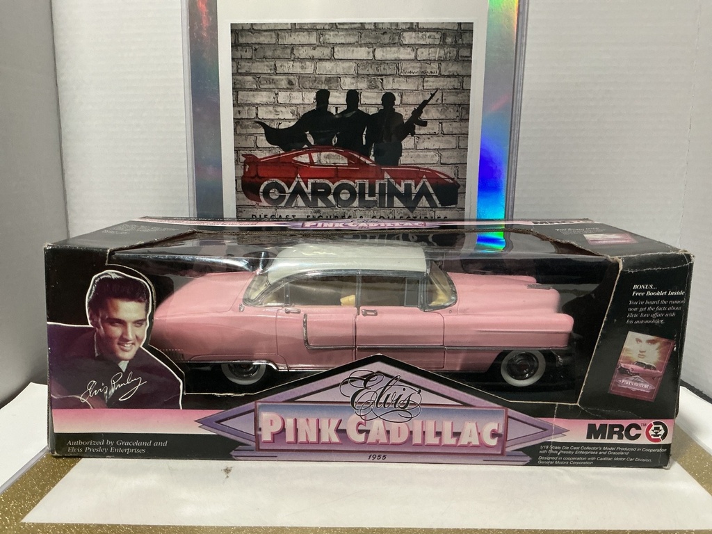1:18 MRC ELVIS PRESLY PINK CADILLAC 1955