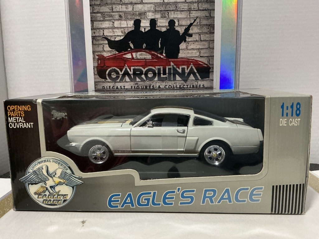 1:18 UNIVERSAL HOBBIES EAGLE’S RACE FORD MUSTANG GT 350 1965 “HERTZ”