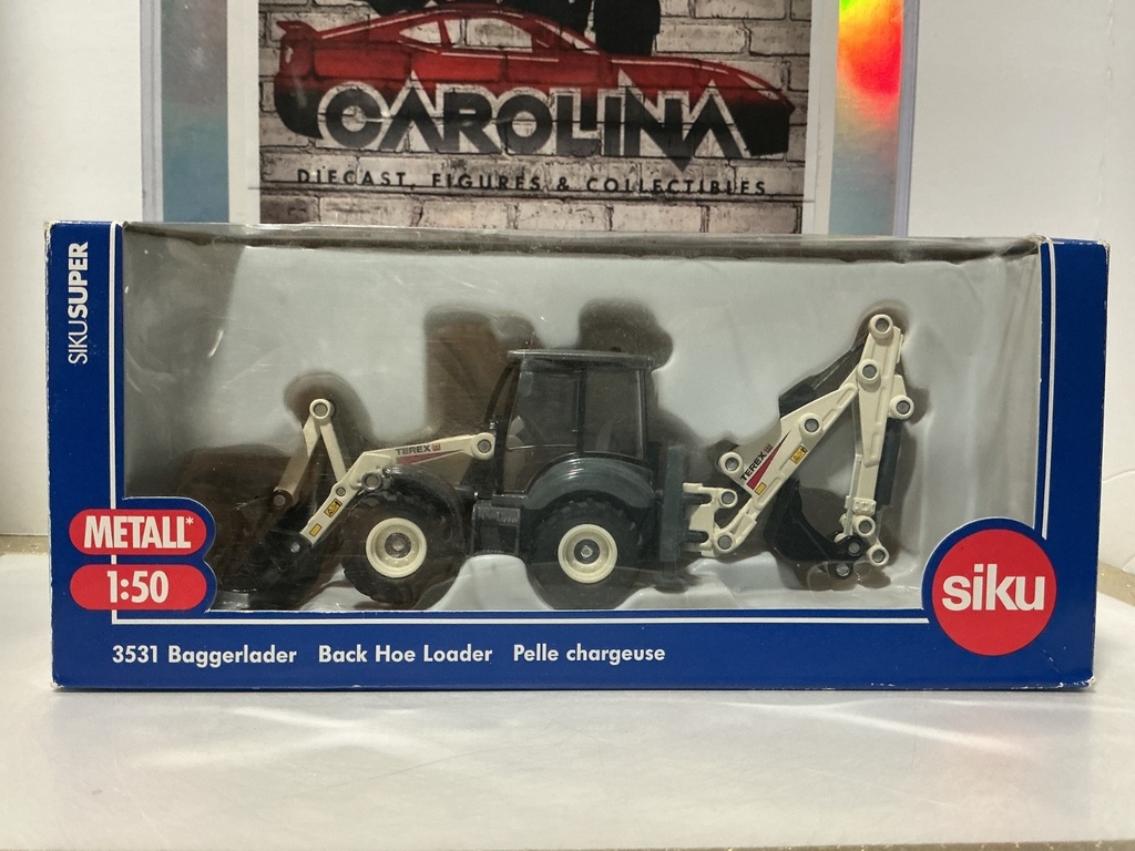 1/50 - SIKU 3531 BAGGERLADER/BACK HOE LOADER