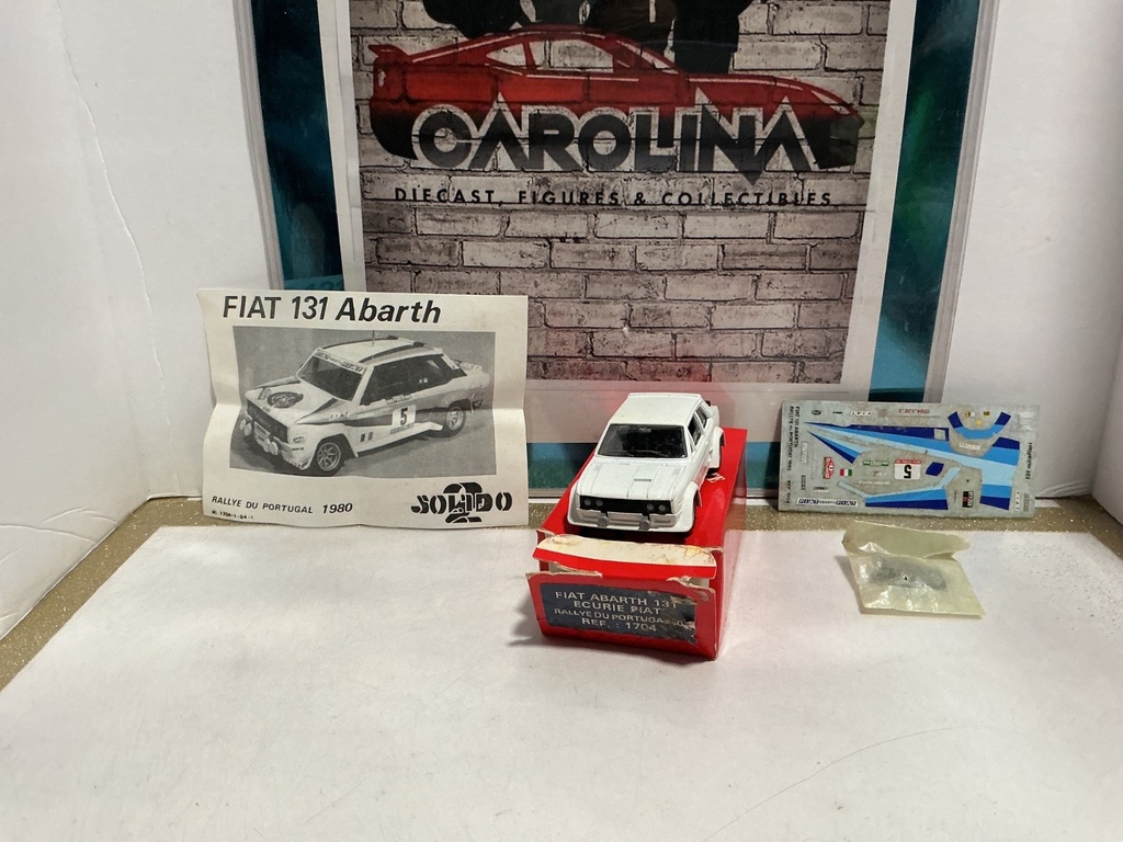 1/43 SOLIDO EDITION LIMITEE #2 FIAT ABARTH ECURIE FIAT - RALLYE DU PORTUGAL 80
