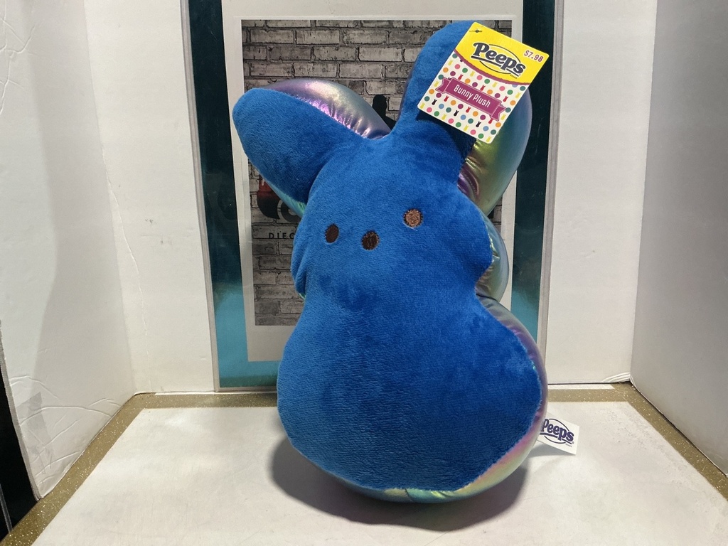 [287337468413] PEEPS - BLUE/METALLIC BUNNY PLUSH