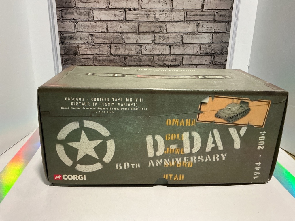 [003651] CORGI 1/50 CC60603- CRUISER TANK MK VIII CENTAUR IV (95MM VARIANT)