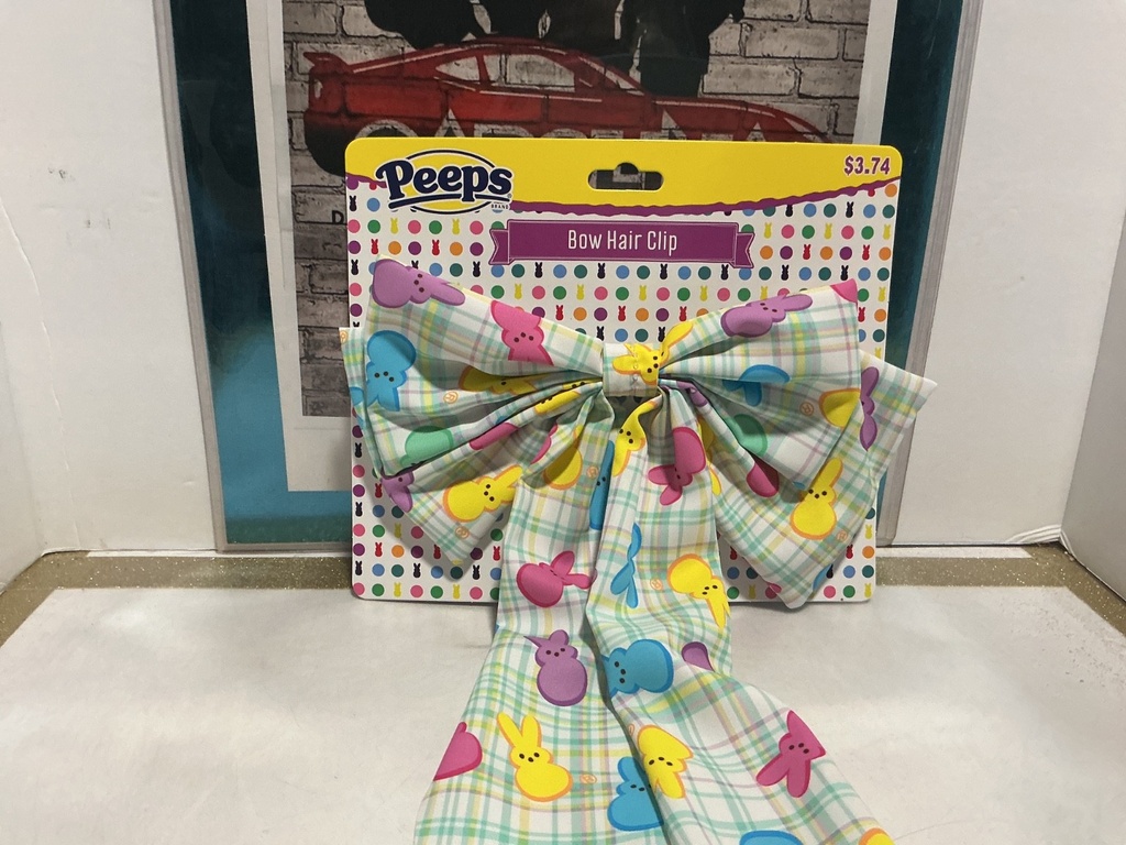PEEPS - Bow Hair Clip Easter