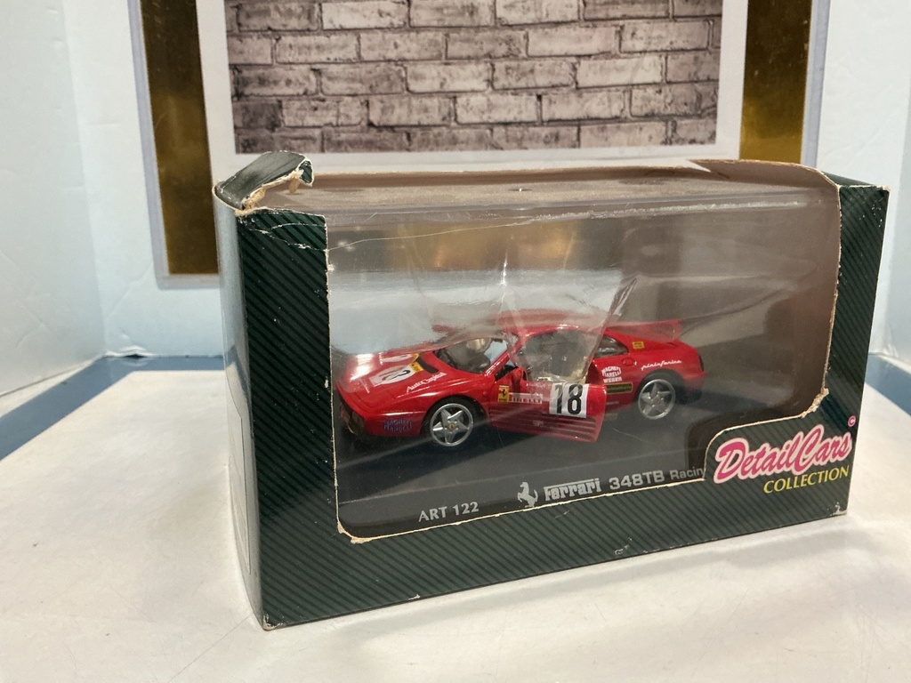1/ 43 DETAIL CARS ART 122  FERRARI 348TB RACING G.C. BOX TORN
