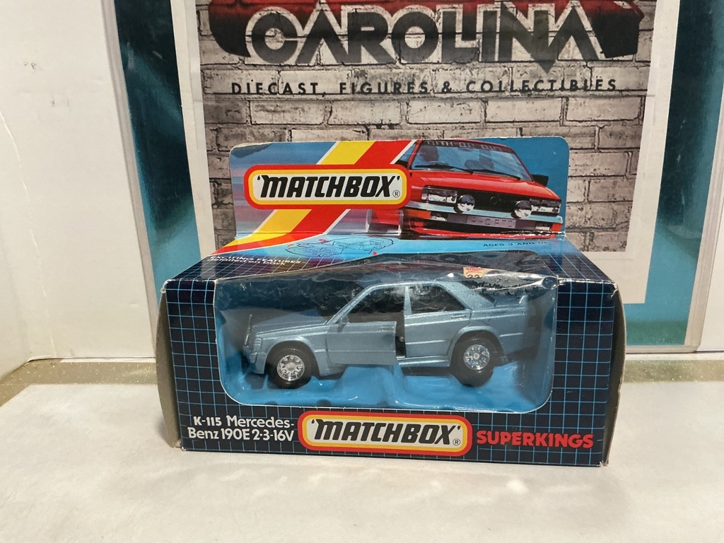1/43 MATCHBOX - K-115 MERCEDES BENZ 190E 2.3-16V SUPERKINGS