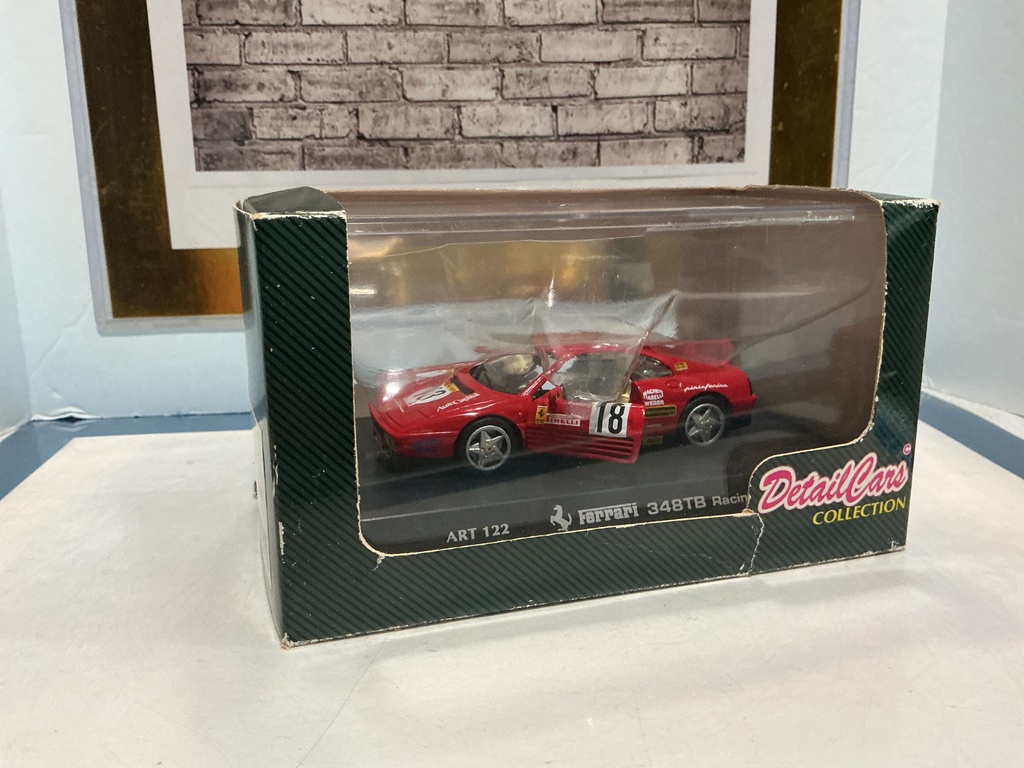 1/43 DETAIL CARS ART 122 FERRARI 348TB RACING #18