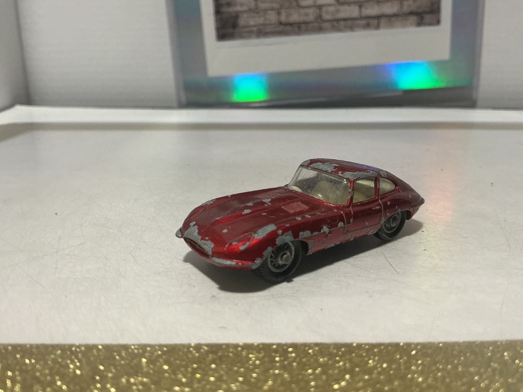 [010974] 1/64 1962 MATCHBOX E TYPE JAGUAR MADE IN ENGLAND - LESNEY PRODUCT
