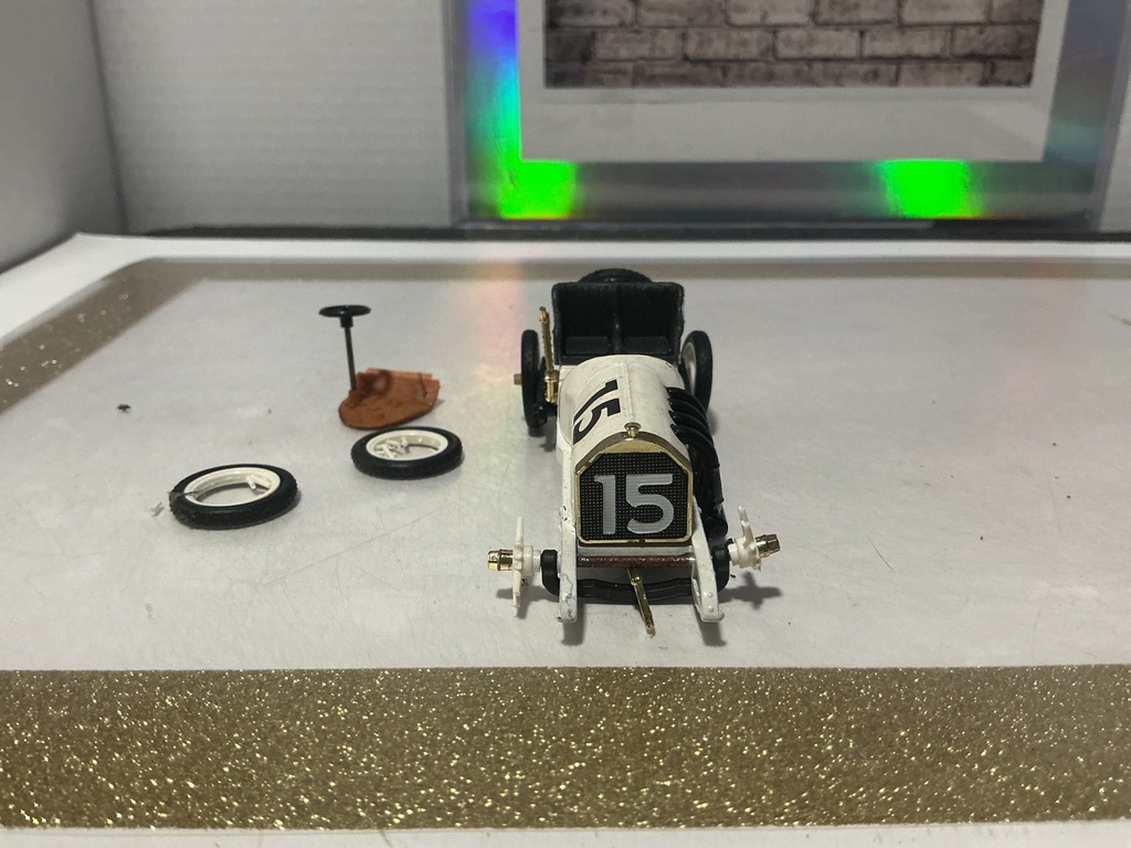 [010677] 1/43 BRUMM - 1909 Blitzen Benz Racing Car [JUNKYARD PARTS CAR]