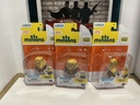 MINIONS MOVIE - 4-INCH SET PIECE OF 3: BORED SILLY STUART, BOB, KEVIN  B3