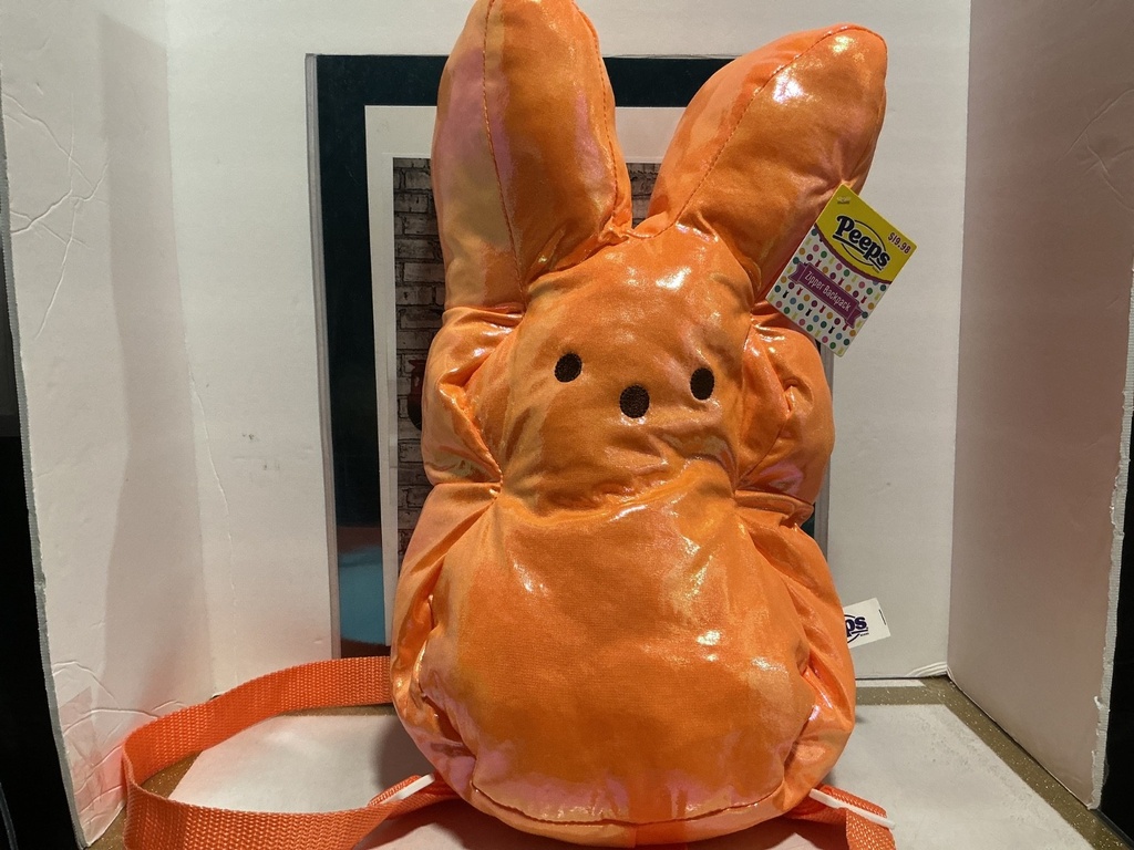 PEEPS - Orange Zipper Backpack