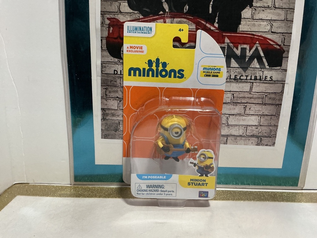 MINIONS MOVIE - 4-INCH MINION STUART B3