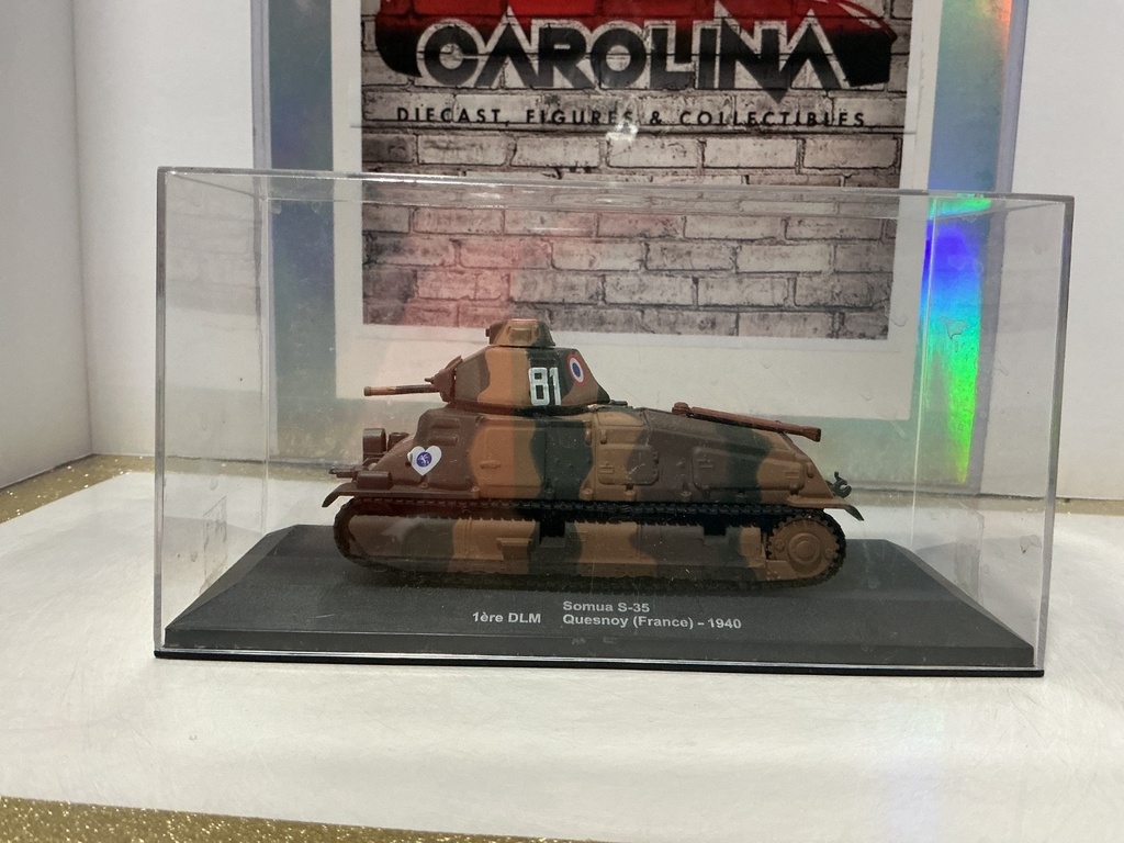 [004388] ATLAS EDITIONS 1:72 MILITARY TANK/VEHICLE: Somua S-35